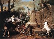 OUDRY, Jean-Baptiste Dead Roe ag oil painting